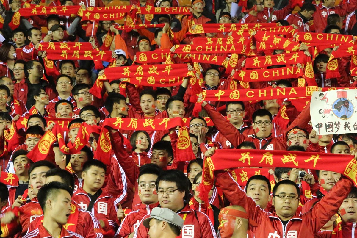 中国国家队在比赛中获得胜利
